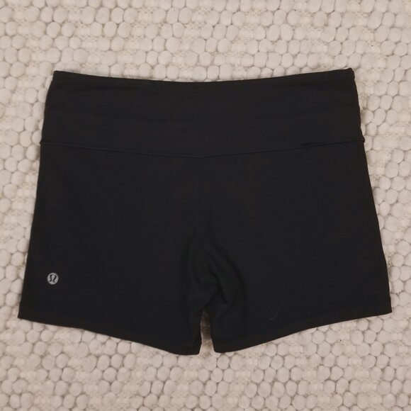 Lululemon Reverse Groove Short (Regular) Black / Midnight Iris Multi / Split Pea - Picture 3 of 6